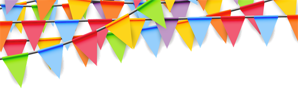 colourful festival bunting